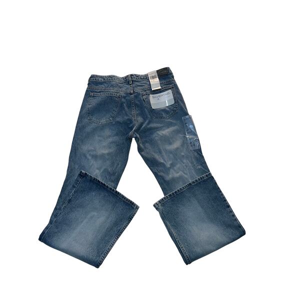 Silvertab women’s New Neo flare relaxed flare blue jeans - Picture 2 of 11